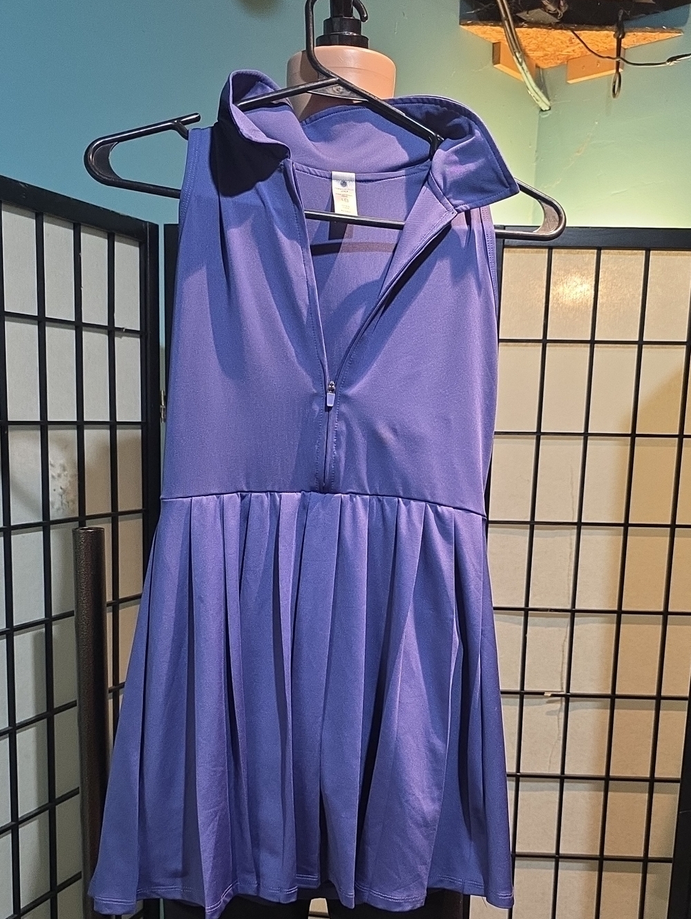 Yogalicious Girls Tennis Dress in Violet